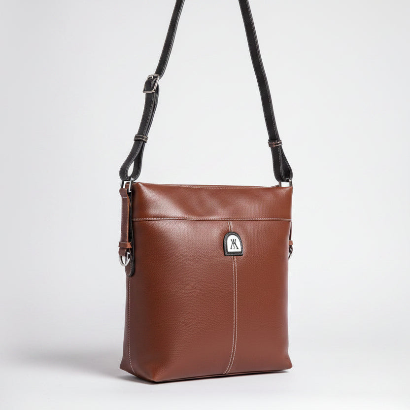 Via Victoria Dameveske i Skinn – Pebble Leather