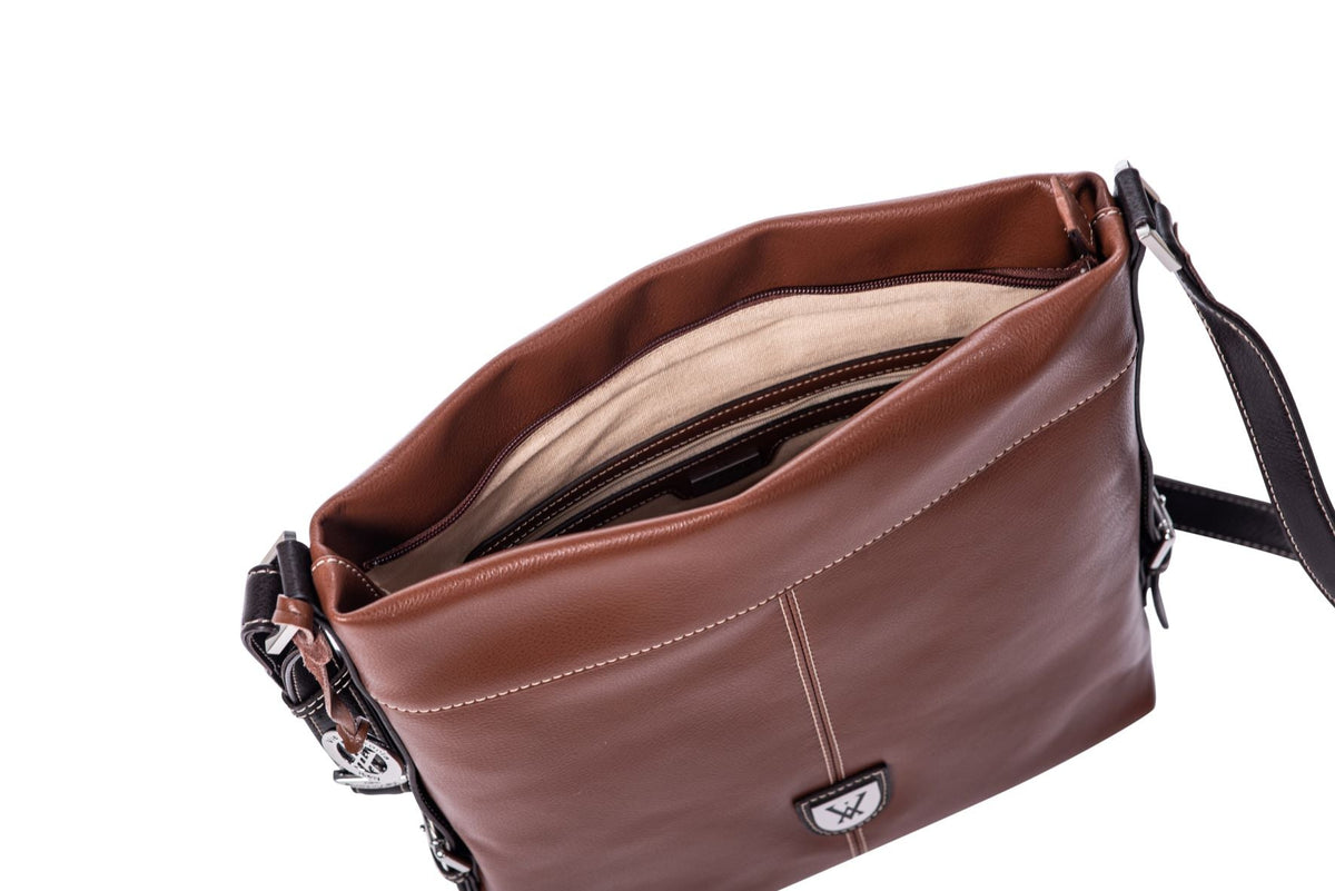 Via Victoria Dameveske i Skinn – Pebble Leather