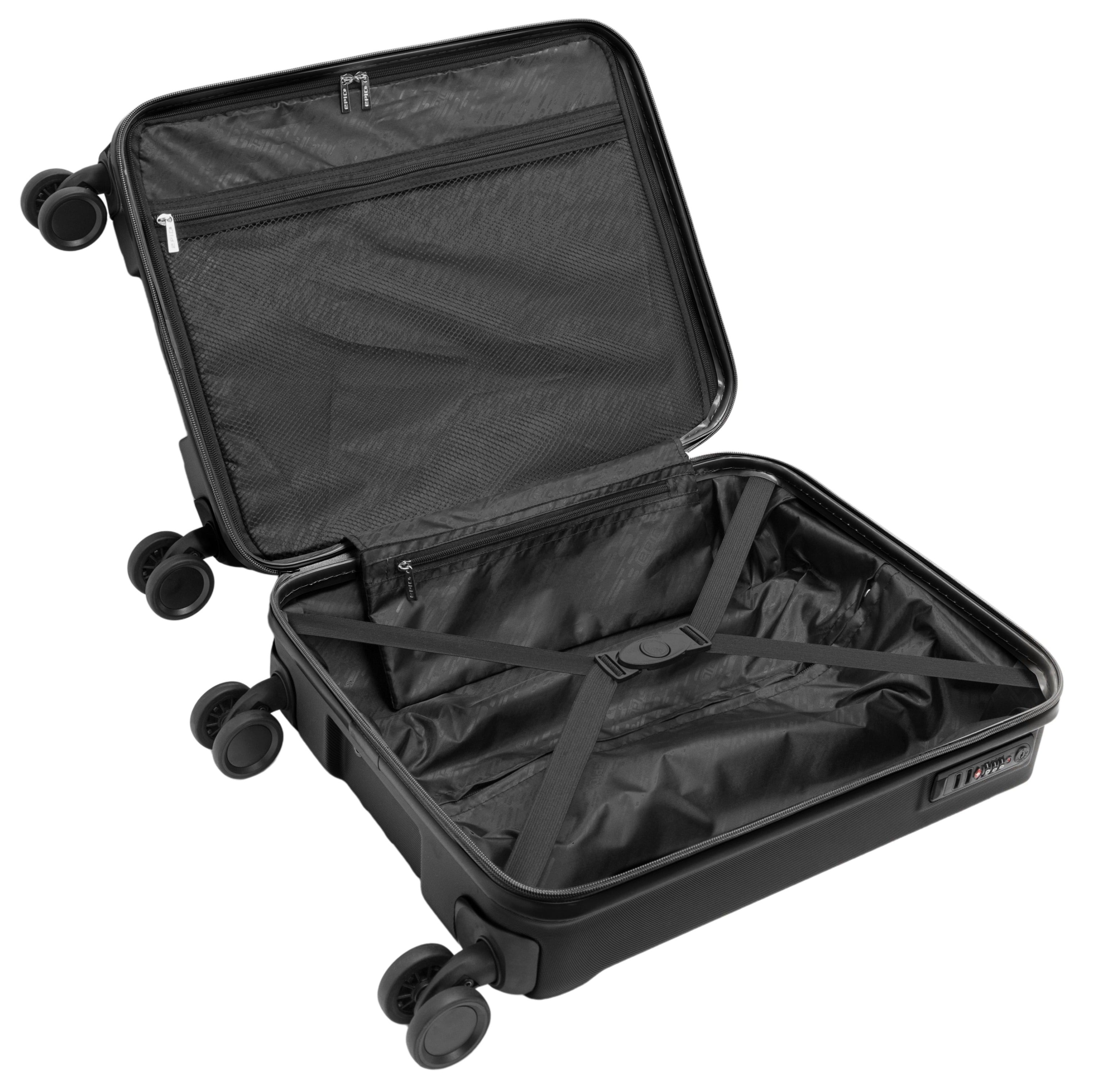 Epic Airwave Neo Hard kabinKoffert 55 cm, 37 Liter Star Svart