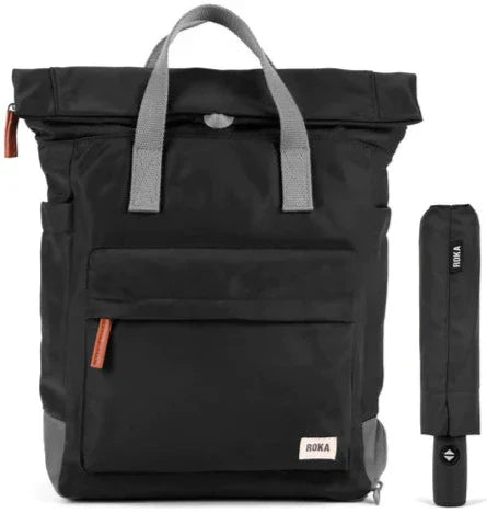 Roka Bayswater B Ryggsekk Med Parpaply 15 Liter Svart