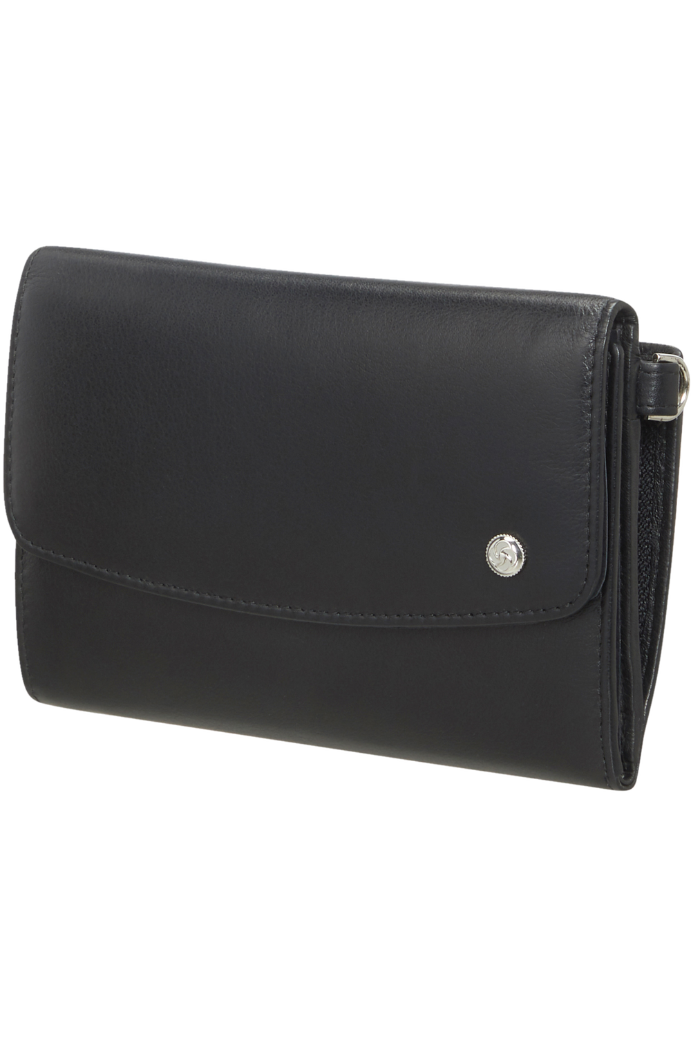 Samsonite Jolie Feminin Mellomstor Lommebok I Skinn Svart
