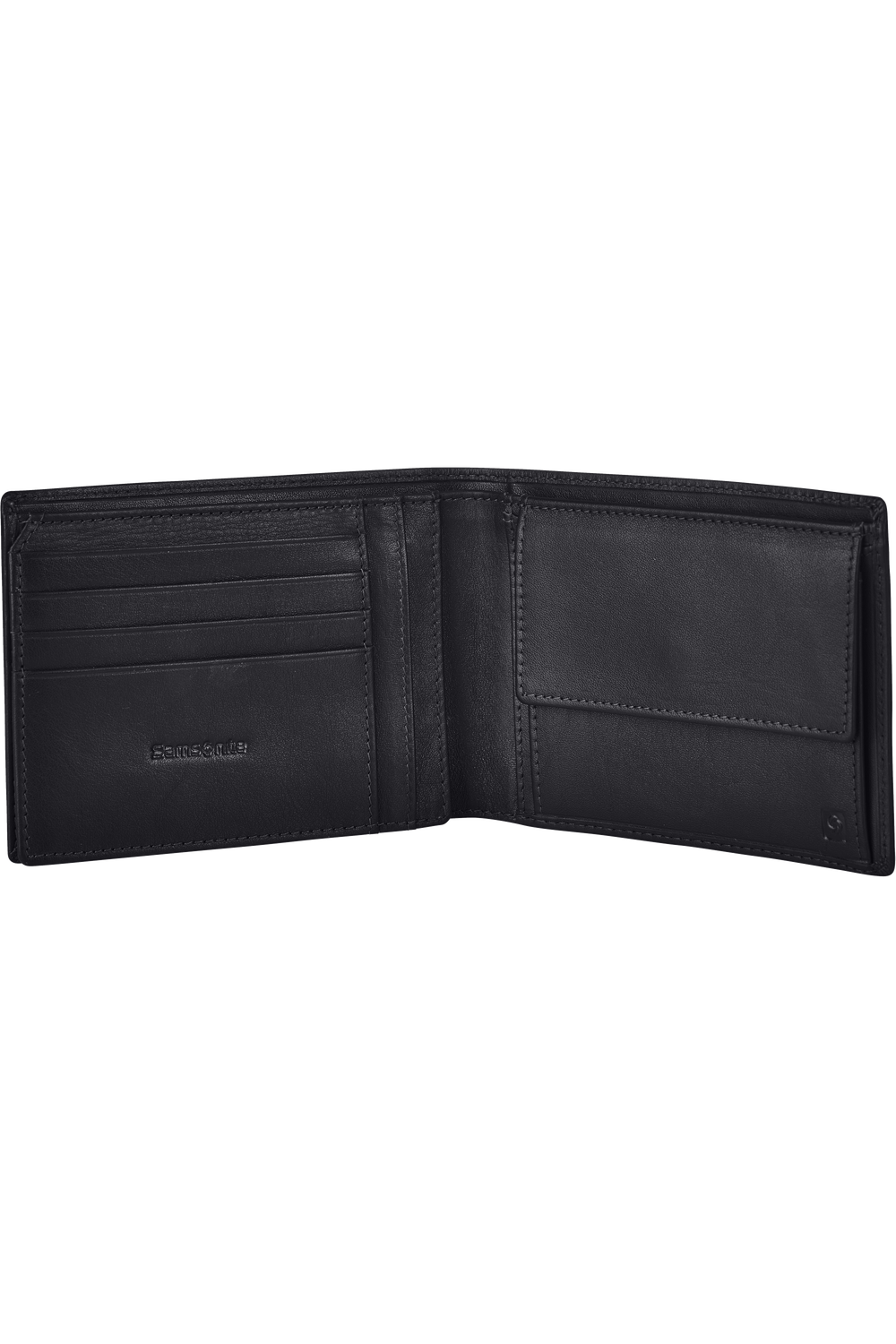 Samsonite Succsess 2 Dollar Lommebok I Skinn Svart