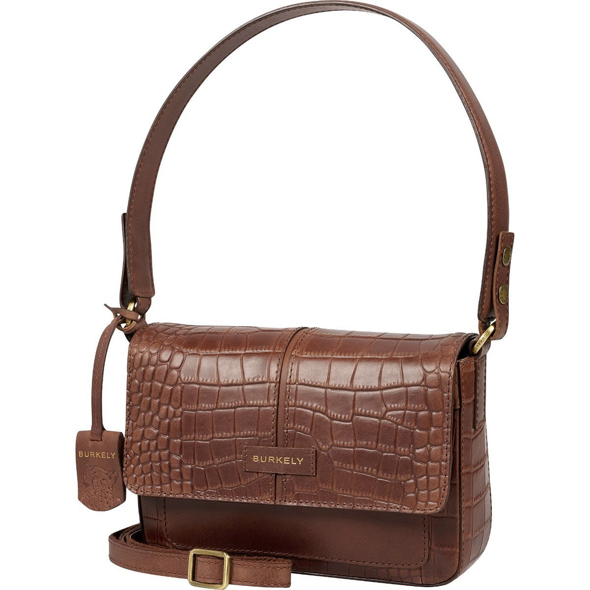 Burkely Cool Colbie Satchel Mellomstor Skinnveske Brun