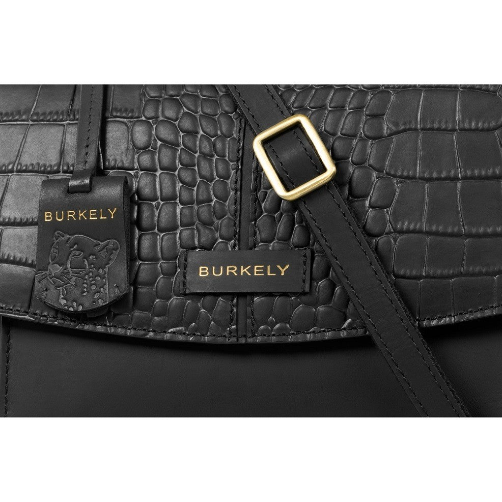 Burkely Cool Colbie Satchel Mellomstor Skinnveske Svart