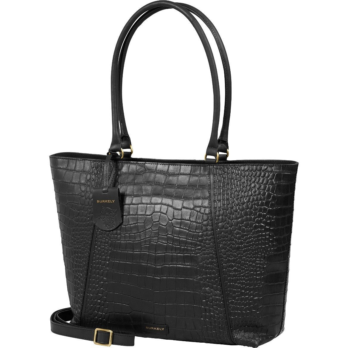 Burkely Cool Colbie Wide Tote Skinnveske 15,6" Svart