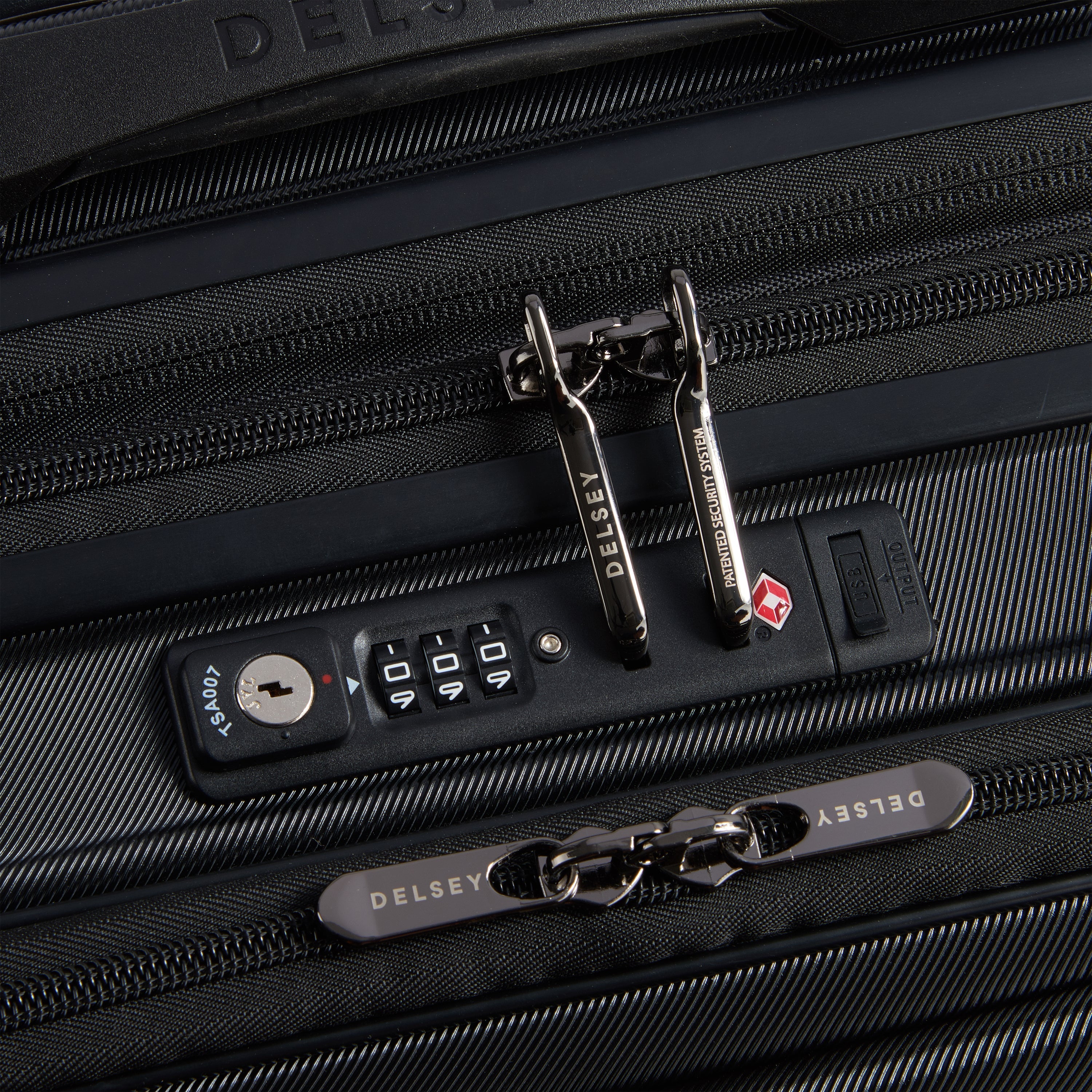 Delsey Shadow 5.0 Utvidbar Business Kabinkoffert med PC-lomme og USB-port 55cm
