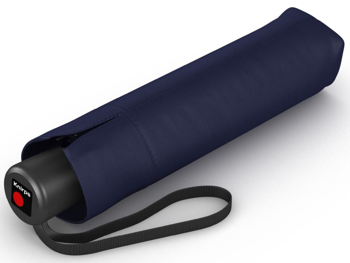 Knirps A 050 Windproof Paraply Med Manuell Åpning Lukking Marineblå