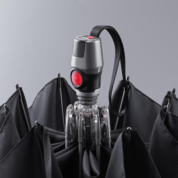Knirps T 200 Duomatic Windproof Paraply Med Automatisk Åpning Lukking Rosa