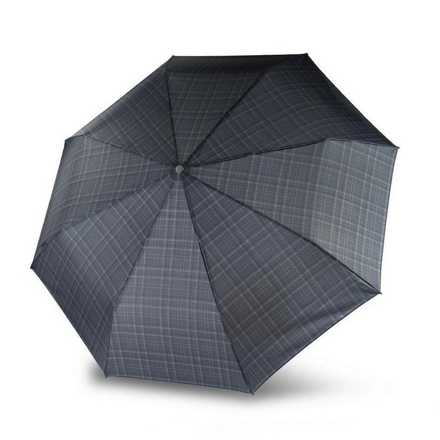 Knirps Windproof Herre Paraply Med Automatisk Åpning Lukking Check