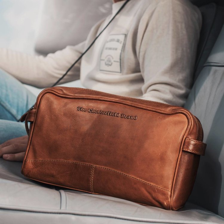 The Chesterfield Brand Stefan Toalettmappe I Skinn