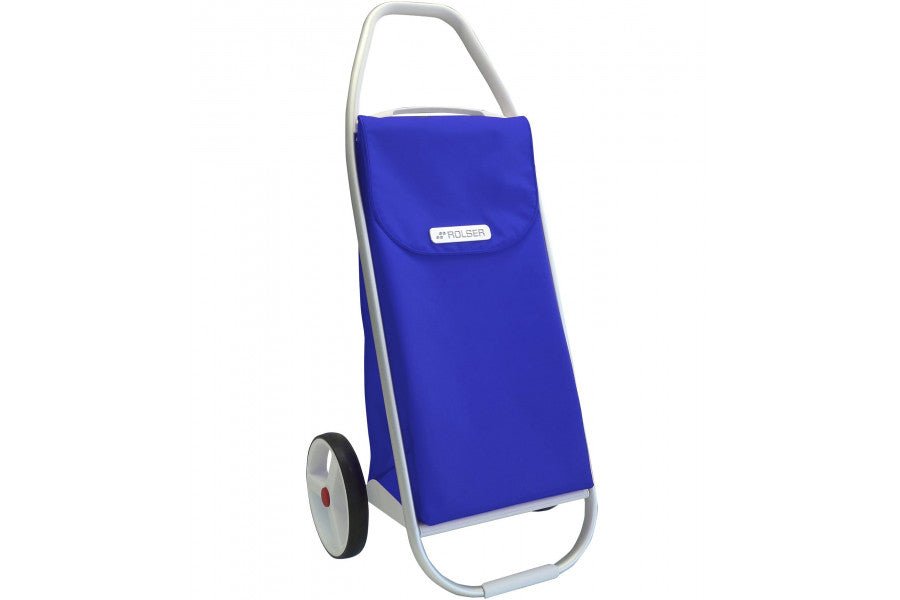 Rolser Com MF 8 Shoppingvogn Med To Store Hjul 53 Liter Blå