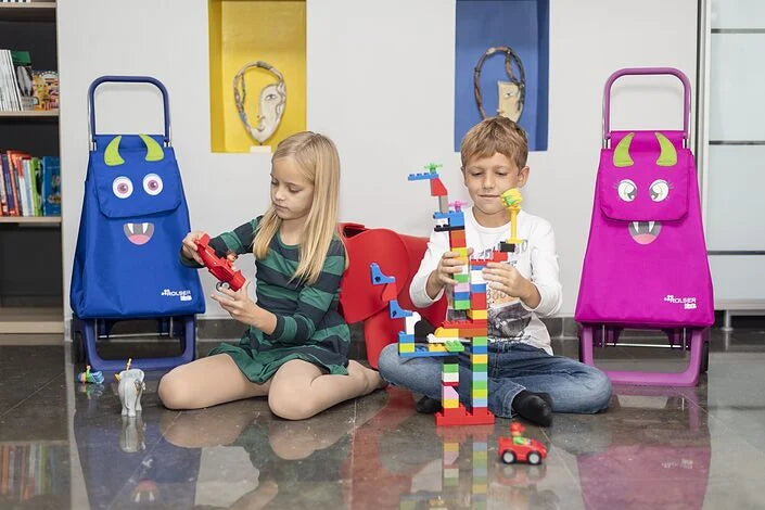 Rolser Monster Kid MF Joy Shoppingvogn med 2 hjul Blå
