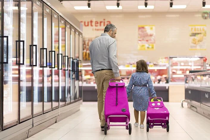 Rolser Monster Kid MF Joy Shoppingvogn med 2 hjul Blå