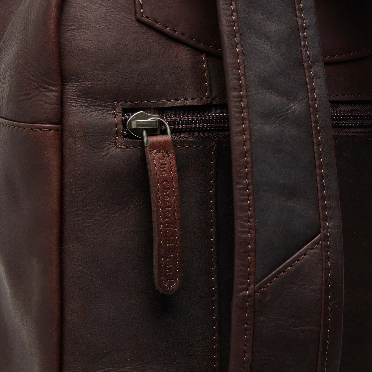 The Chesterfield Brand Bellary City Sekk I Skinn Brun