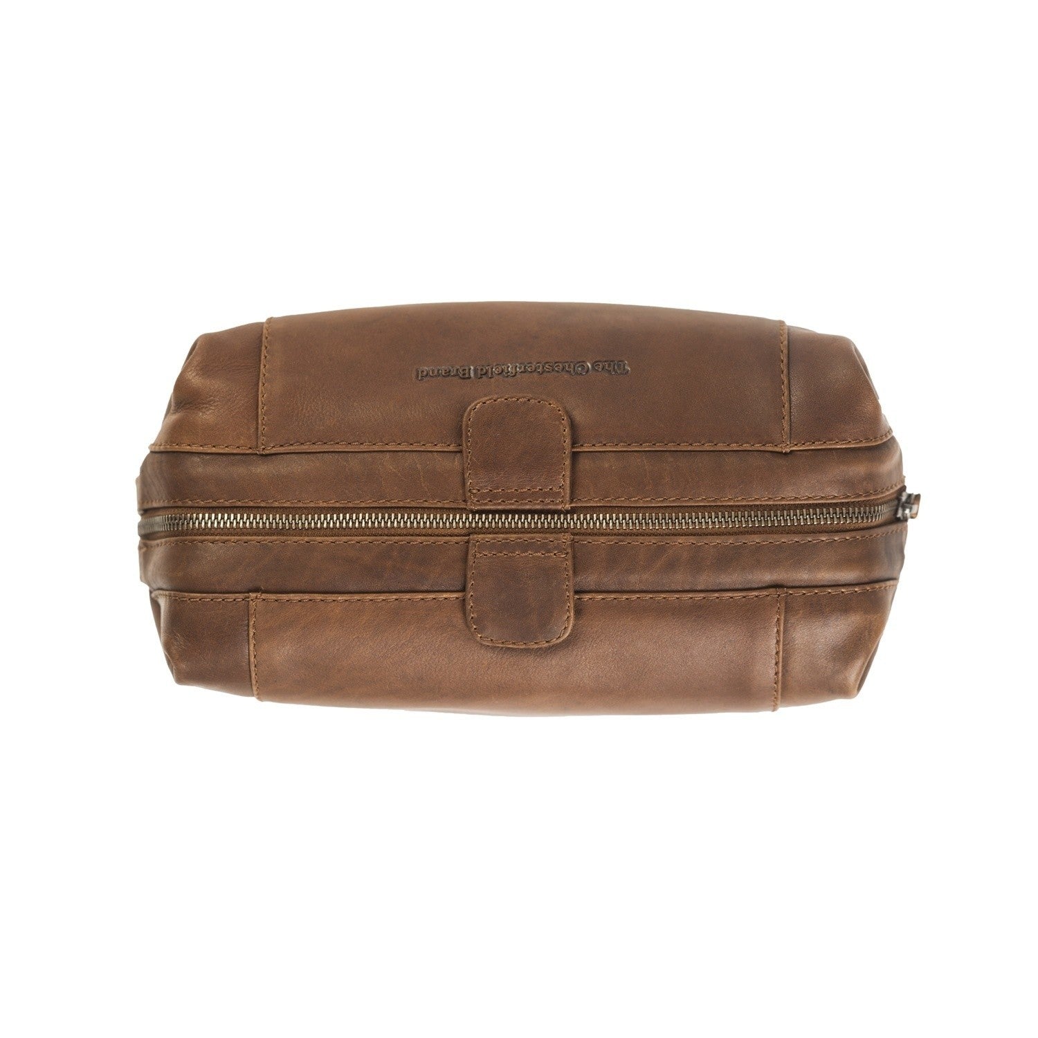 The Chesterfield Brand Vince Toalettmappe I Skinn Cognac