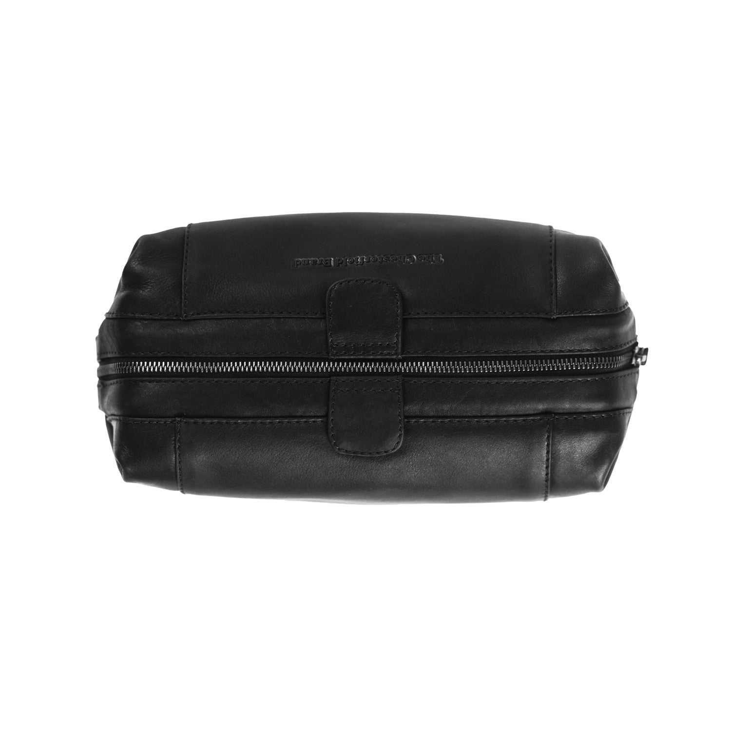 The Chesterfield Brand Vince Toalettmappe I Skinn Svart