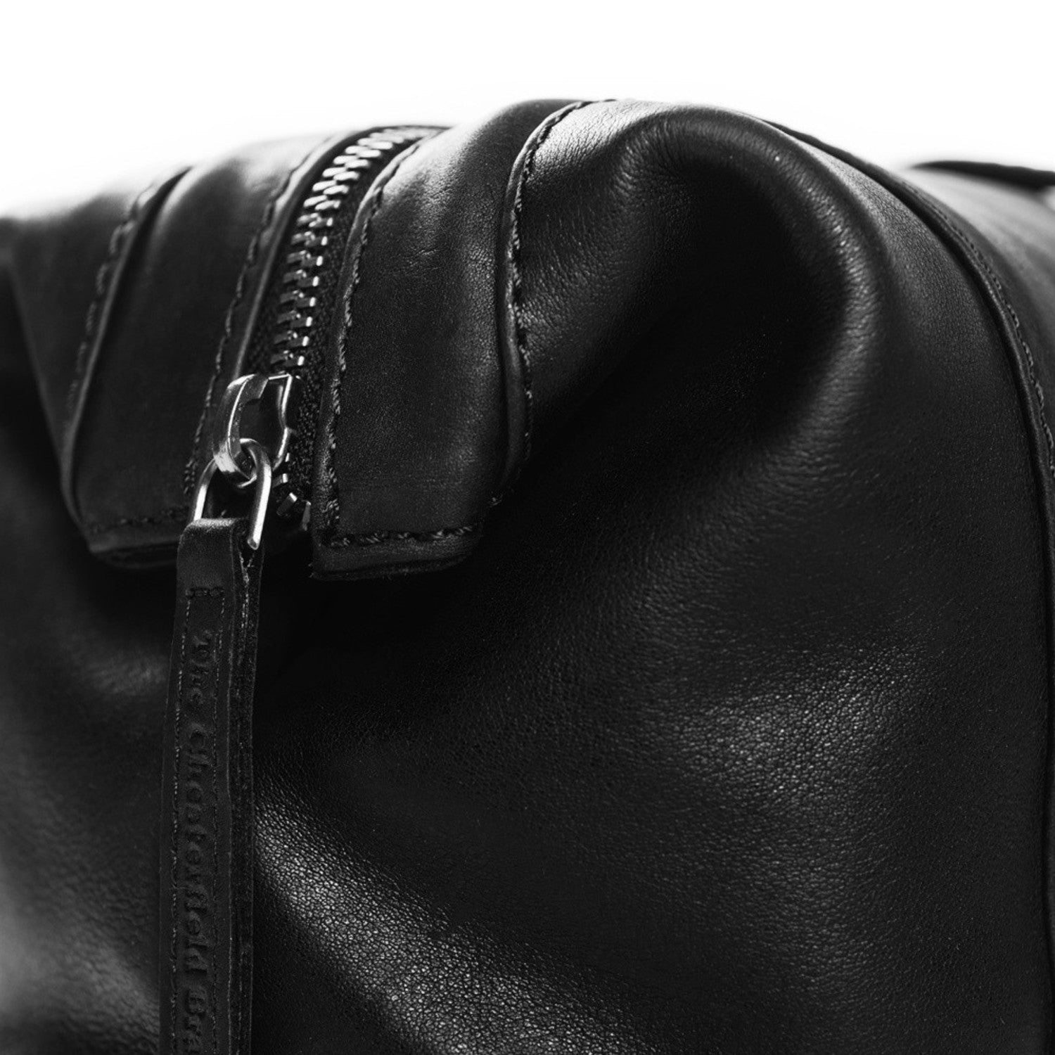 The Chesterfield Brand Vince Toalettmappe I Skinn Svart