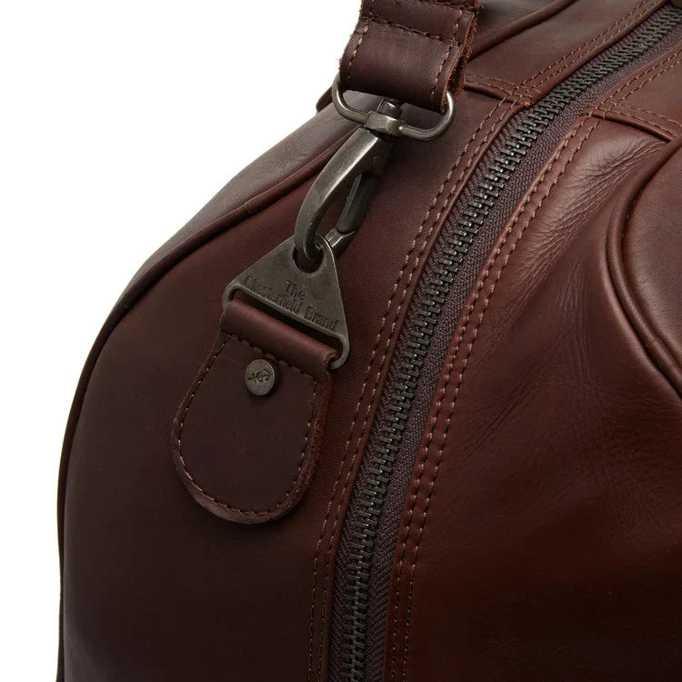 The Chesterfield Brand Liam Weekend Bag I Skinn Brun