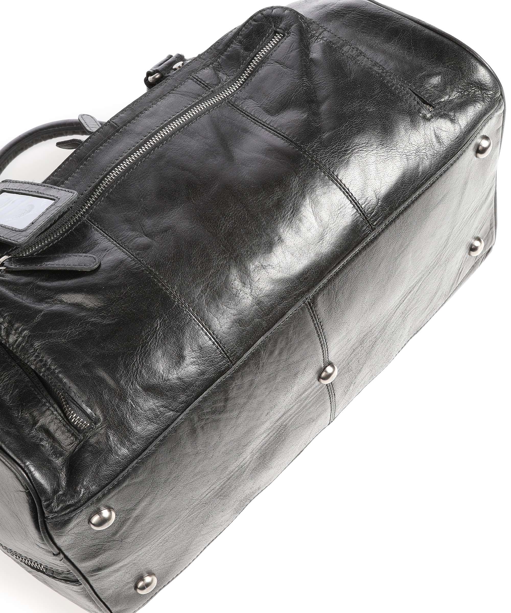 The Chesterfield Brand Munich Weekend Bag I Skinn Svart