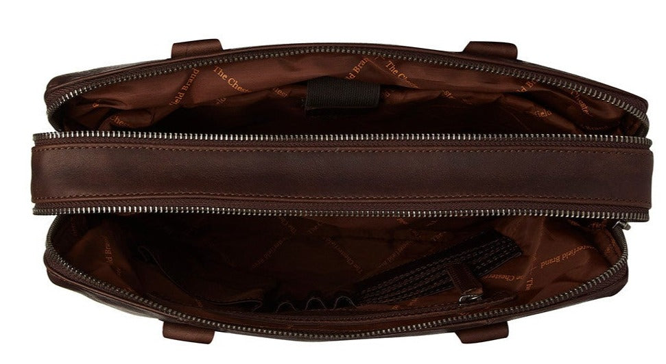 The Chesterfield Brand Santiago 14" Pc Veske I Skinn Brun